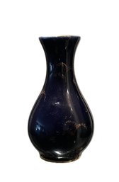 VINTAGE FRENCH COBALT BLUE PORCELAIN BUD VASE