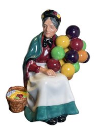 ROYAL DOULTON 'THE OLD BALLOON SELLER' PORCELAIN FIGURINE