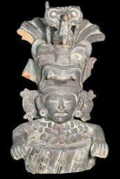 Zapotec Funerary Urn Depicting A Deity, Likely The God Of Maize