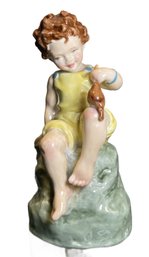 ROYAL WORCESTER 'FRIDAY'S CHILD' FIGURINE