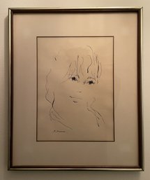 VINTAGE BEVERLY BOGEN SIGNED PORTRAIT