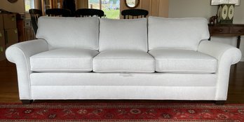 Ethan Allen Roll-Arm Three-Seat Sofa