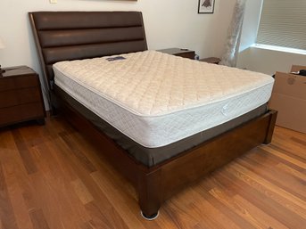 Queen Size Bed Frame With Mattress & Boxspring
