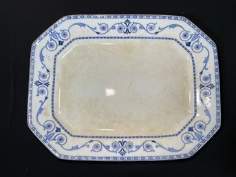 Antique Burgess & Leigh Middleport Pottery Platter