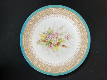 Custom Royal Worcester Plate By F. & C. Osler