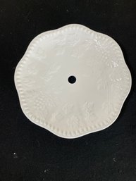 Vintage White Milk Glass 7.5' Plate