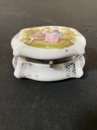 Vintage Porcelain Trinket Box