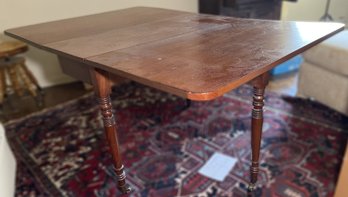 Antique Drop Leaf 19th Century Table