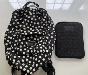 Marc By Marc Jacobs Polka Dot Pretty Nylon Backpack & Laptop Case Set