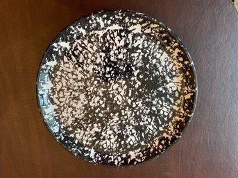 Stoviglierie  Italian Black And White Plate