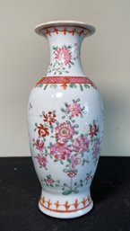 Chinese Famille Rose Porcelain 8' Vase
