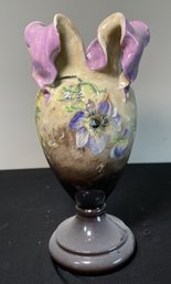 Signed Ceramic Vase In The Art Nouveau Style