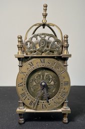 Vintage-style Brass Lantern Clock