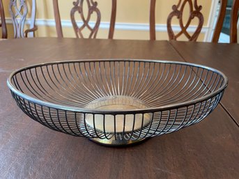 Vintage Wire Metal Fruit Bowl