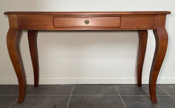 Vintage Bassett Single-Drawer Console Table
