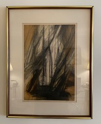 SIGNED LITHO NO. 27/100  'GEMEAUX'(GEMINI) FROM THE SUITE ZODIAQUE(ZODIAC) BY TERRY HAASS