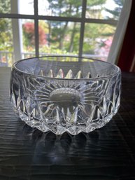 Gorham Althea Pattern Glass Serving Bowl Made From Full Lead Crystal