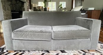 Shanandoah Furniture-Mocha Velvet Upholstered Sofa