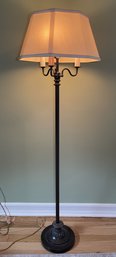 Vintage Cal Lighting Multi-Light Traditional Bronze Floor Lamp