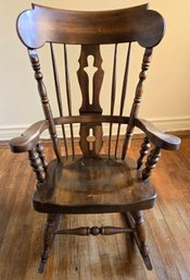Antique Hitchcock-style Windsor Back Rocking Chair