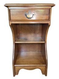 Rock Maple Wood Nightstand From Randolph House