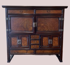 Asian Style Burlwood Chest/Sideboard