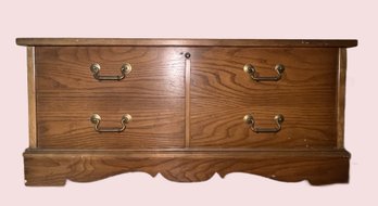 Vintage Lane Cedar Love Chest W/Key