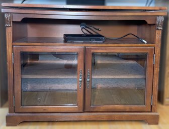 Vintage TV Console/Media Center With Swivel Top