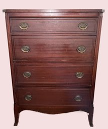 Mid-Century Federal Style Mahogany Chest Of Drawers