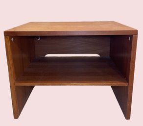 Wooden TV Stand With Electric Cord Slots