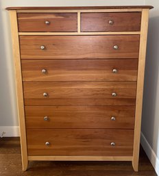 7-Drawer Birch Wood Dresser