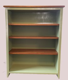 Two-Tone Birch Wood Bookshelf From Country Willow