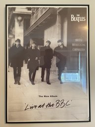 The Beatles 'Live At The BBC' 1994 Framed Promotional Album Poster