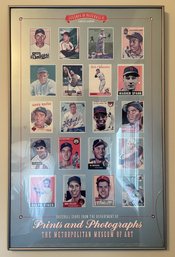 Framed 'Legends Of Baseball II' Metropolitan Museum Of Art Vintage Card Poster