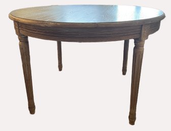 Vintage Round Oak Dining Table