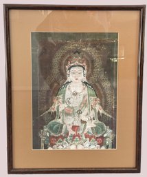 Framed Art Print Depicting Fugen Emmyo/manifestation Of The Bodhisattva Fugen