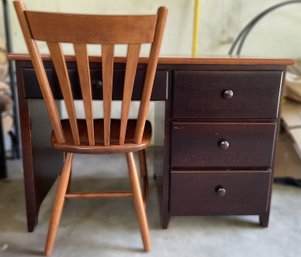 Birch Two-Tone Student Desk With Chair From Country Willow (1 Of 2)