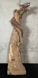 Handcrafted Thai Dragon Sculpture