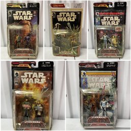 Collection Of Star Wars Comic Pack Series Action Figures (Set Of 5)