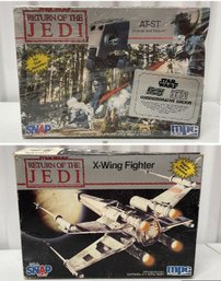 Pair Of Star Wars Model Kits Of Return Of The Jedi From MPC