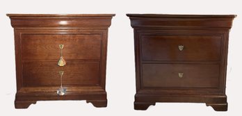 Pair Of Stickley Marseilles Two-Drawer Nightstands