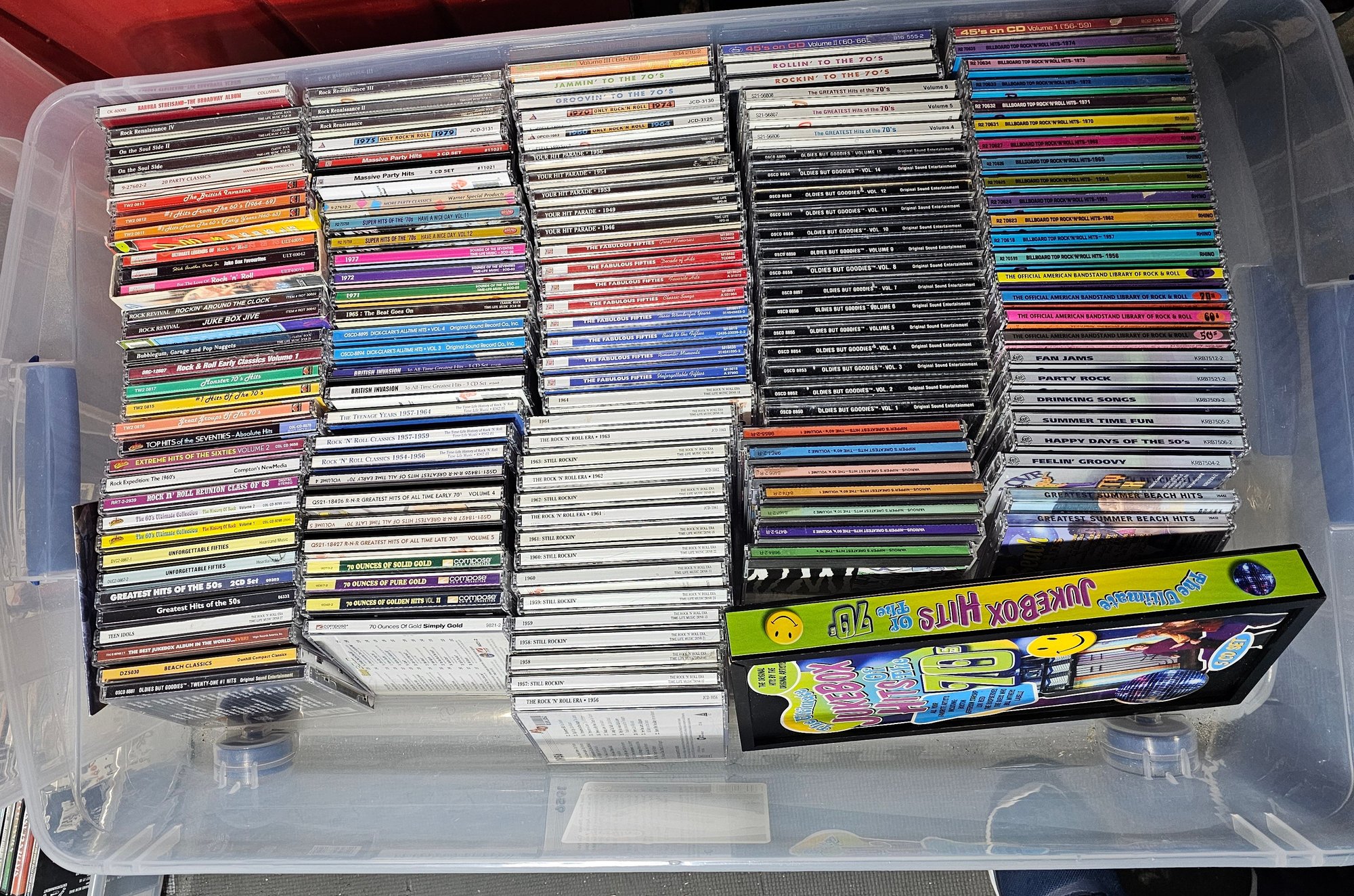R0 Large CD Collection To Include Rock And Roll Collections, Jukebox ...