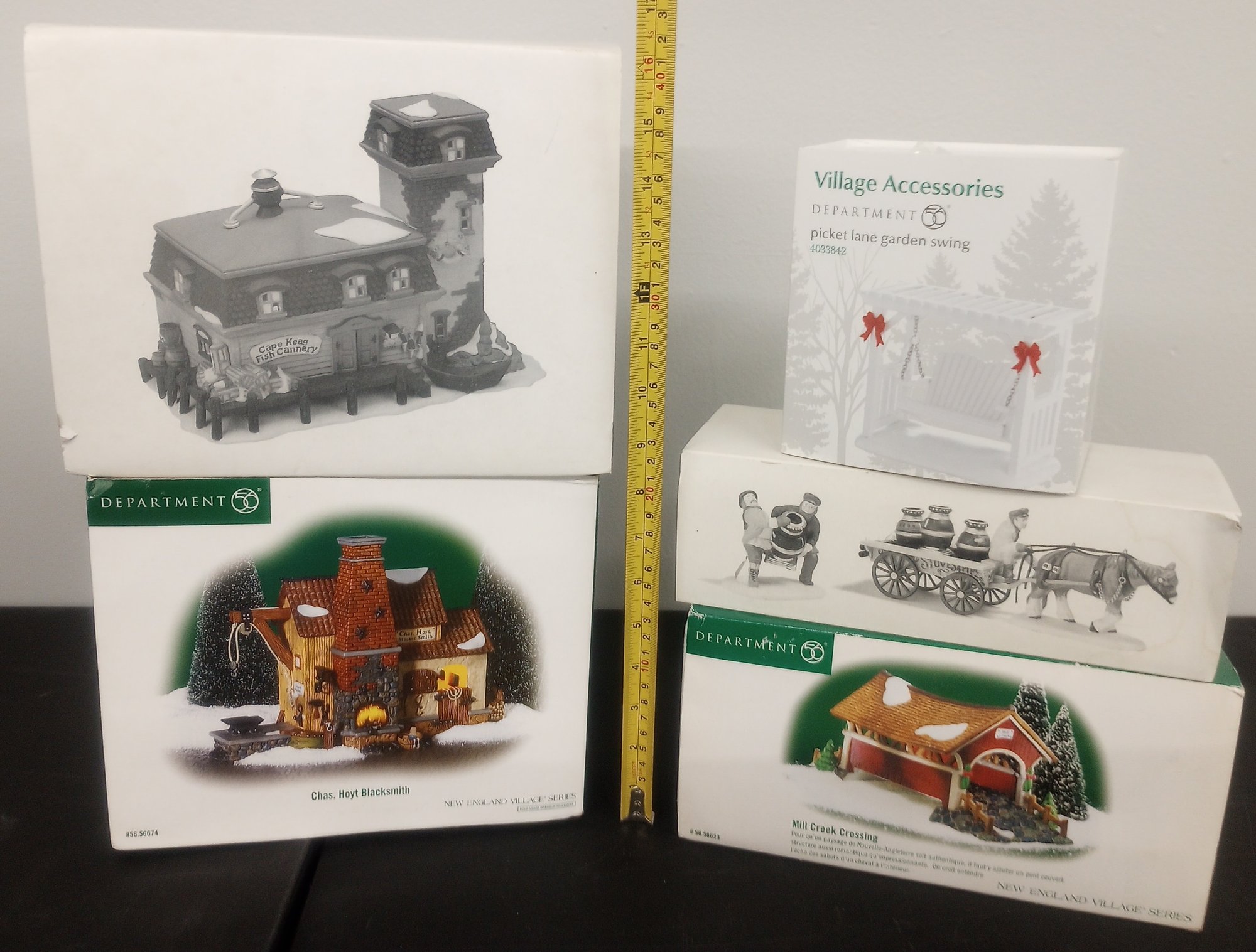 R3 Heritage Village Collection To Include Cannery, Blacksmith, Bridge ...