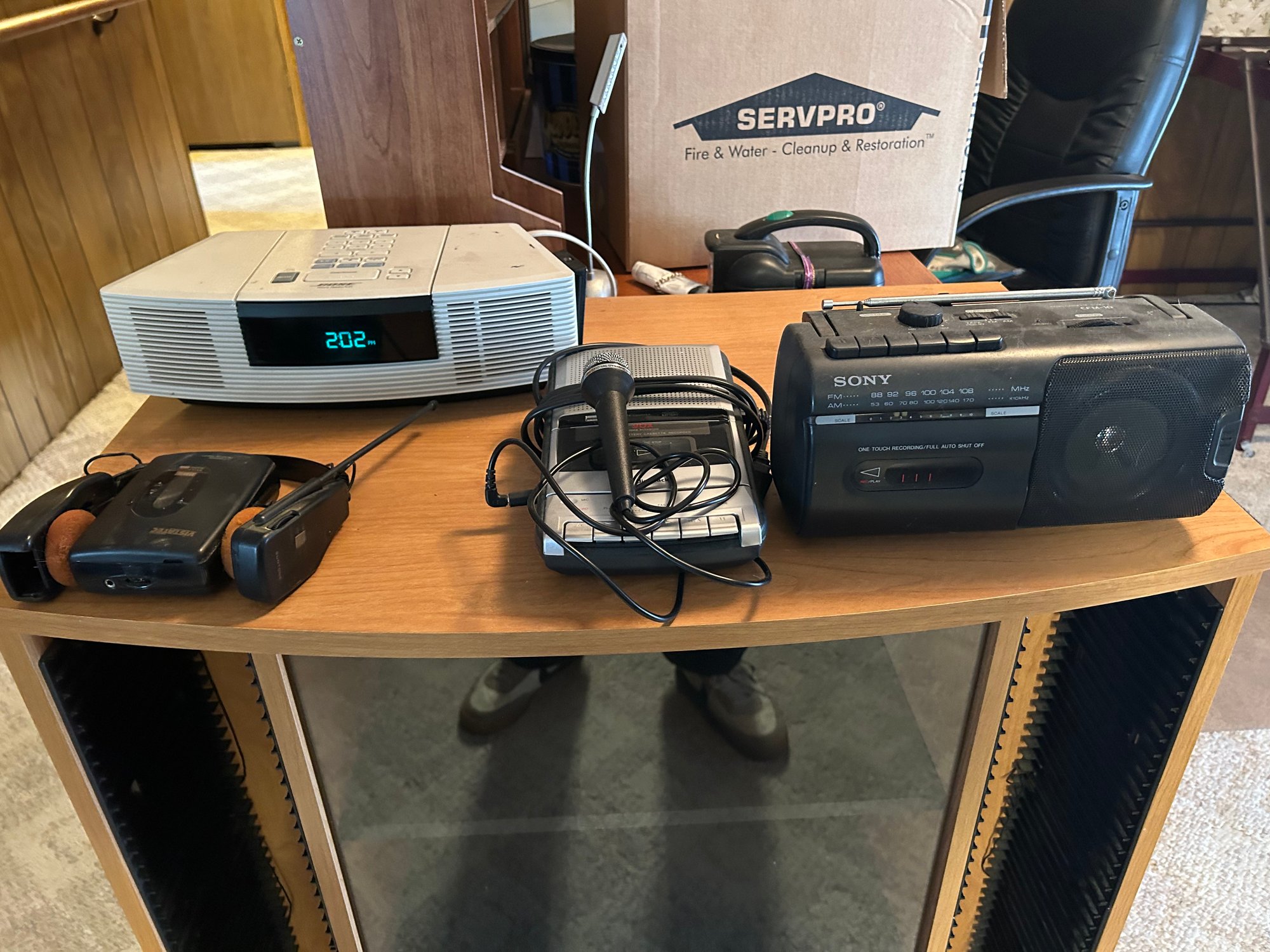 R3 Sony Radio Cassette Recorder, RadioShack CTR-121 Desktop Cassette ...