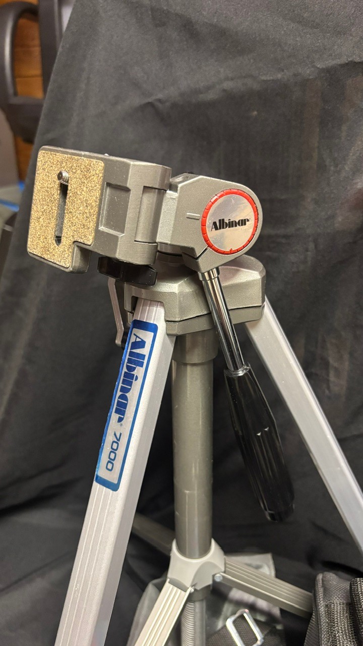 R9 Digital Camera Lot To Include Camera, Recording Discs Tripod, And ...