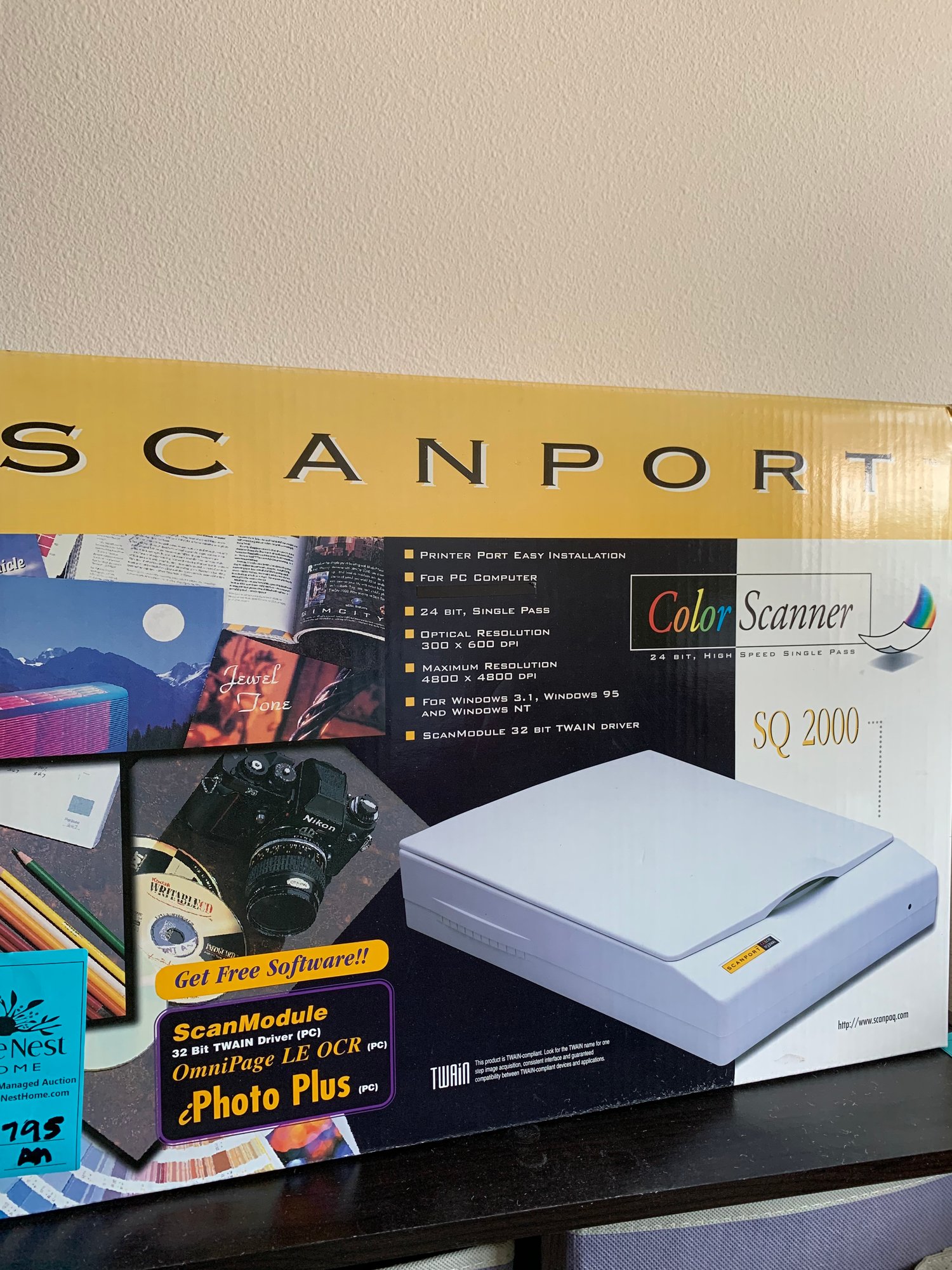Scanport Color Scanner, In Box In Original Packaging #13795 ...