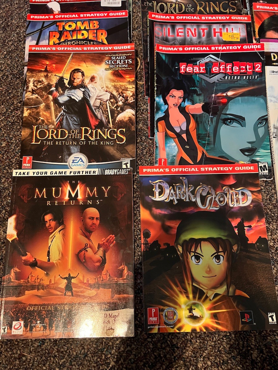 R2 Collection Of Primas Strategy Guides. Dark Cloud, Tomb Raider, Star ...