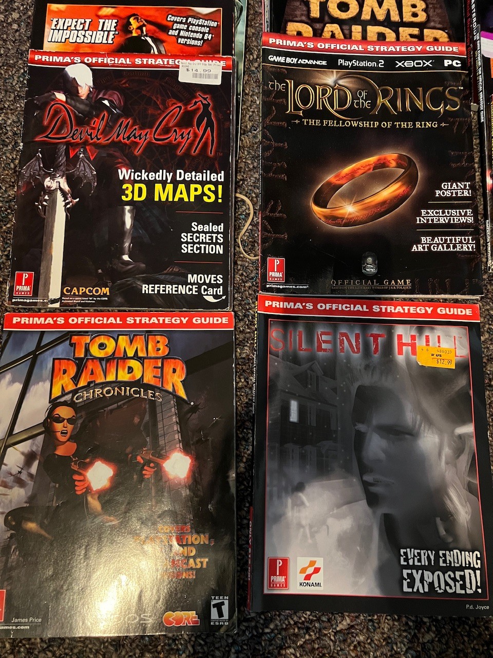 R2 Collection Of Primas Strategy Guides. Dark Cloud, Tomb Raider, Star ...