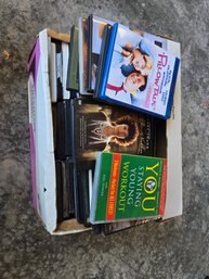R0 Large DVD Lot With Variety Of Films And Workout Videos