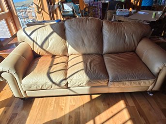 R2 Drexel Heritage Leather Sofa – 87'